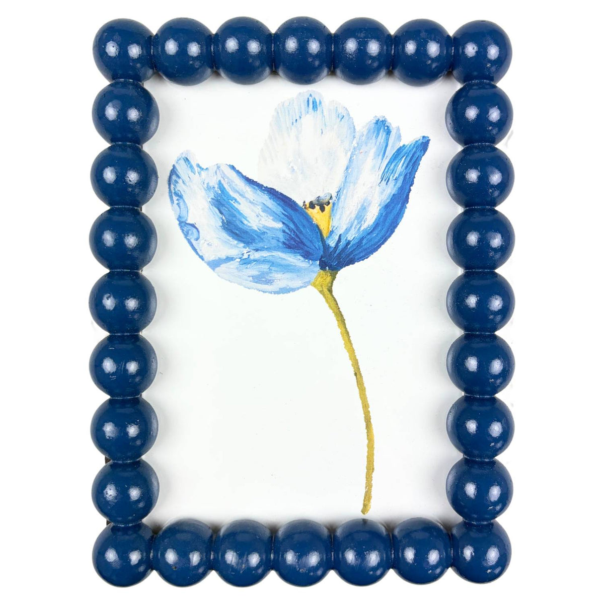 Blokker - Bobbins photo frame - 12,5 x 17cm - polyresin - blue