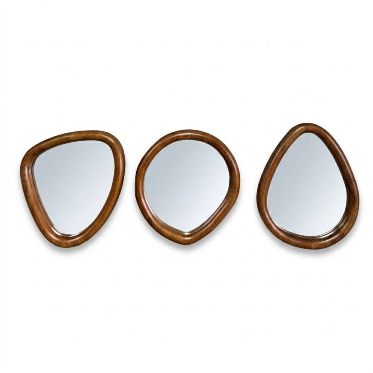 Blokker - Spiegelset Noa - Akazie - 3er-Set - 25 x 30cm