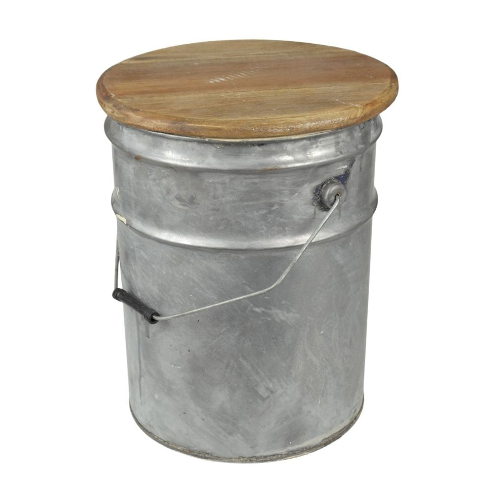 Emmerstoel - Ø 31 x 38,7 cm - metal / wood (retail price: €29.95)