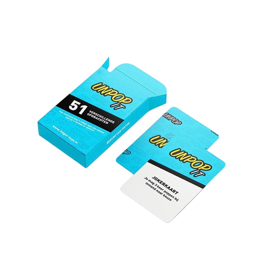 Fidget Toys - Unpop it kaartspel