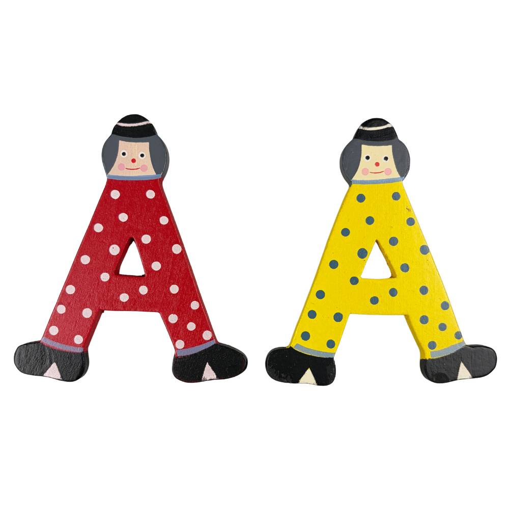 Charl's Toys - Houten Alfabetletters 26 stuks - 10 cm - assorti