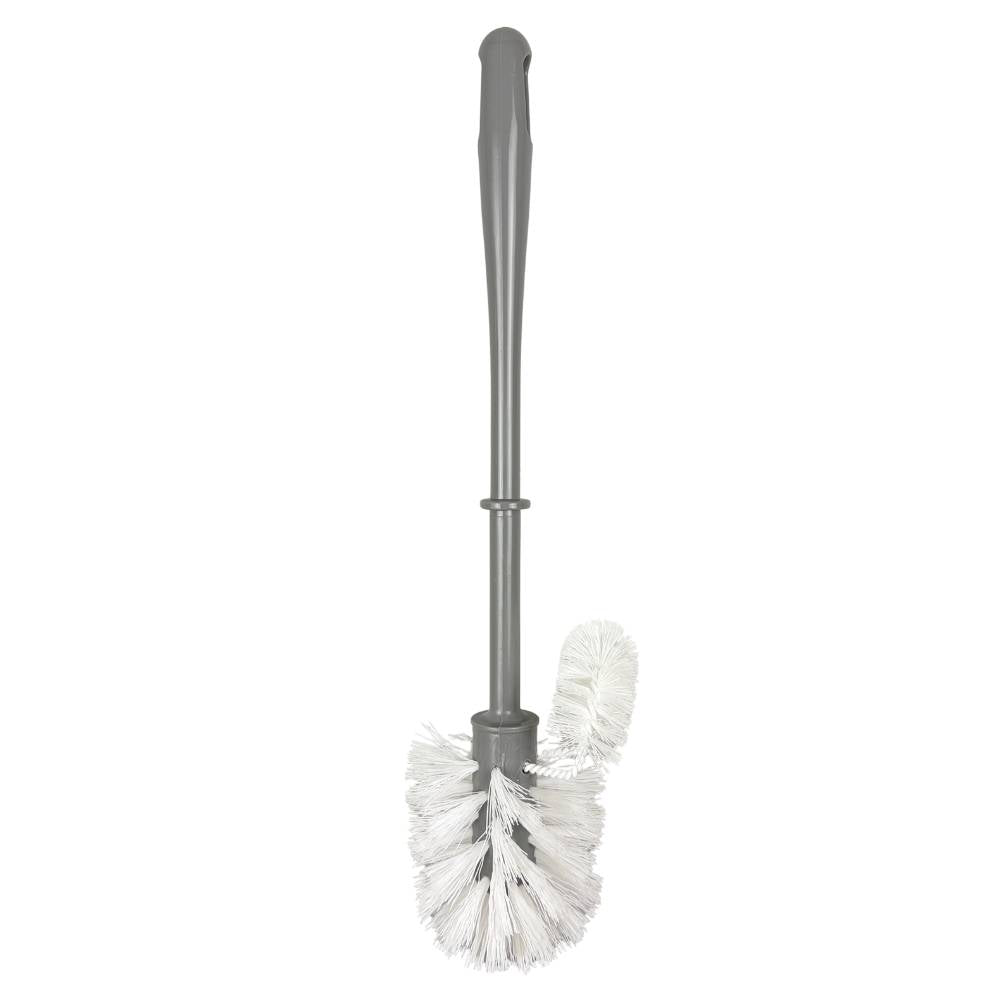 Buemag - Toilettenbürste mit Randreiniger - 35 cm - grau