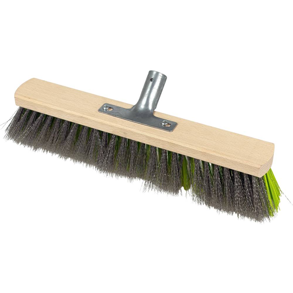 Buemag - Street broom with steel bristles for 26mm handle - 40 cm - assorted