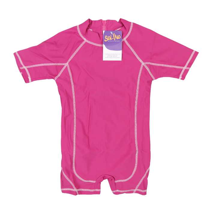 Solino – kinderbadpak met zonbescherming – roze