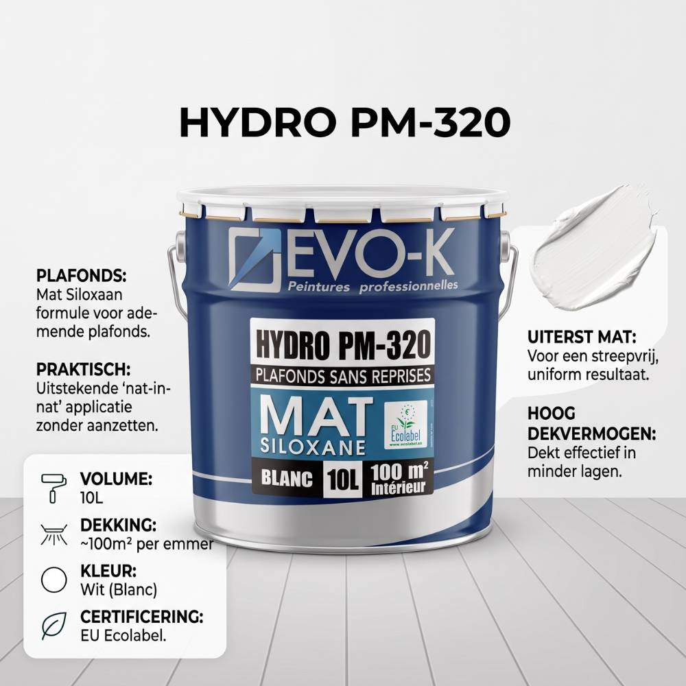 EVO-K - Hydro Am-335 - Alkydfarbe - 10 Liter - weiß