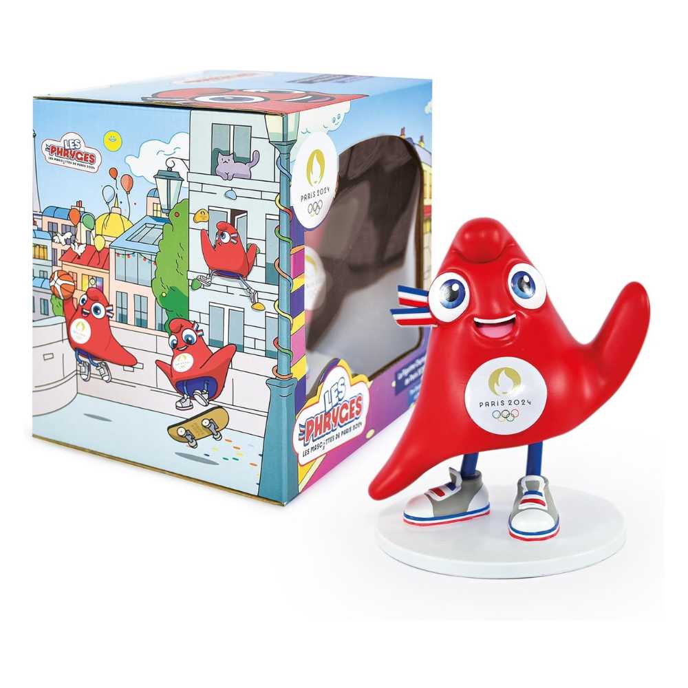D&C - Phryges mascot on a base - synthetic resin - 14,5cm - Paris 2024 Olympic Games