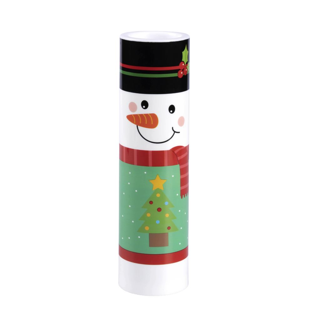 Viva Domo LED-Kaars "Sneeuwpop" – 20 cm