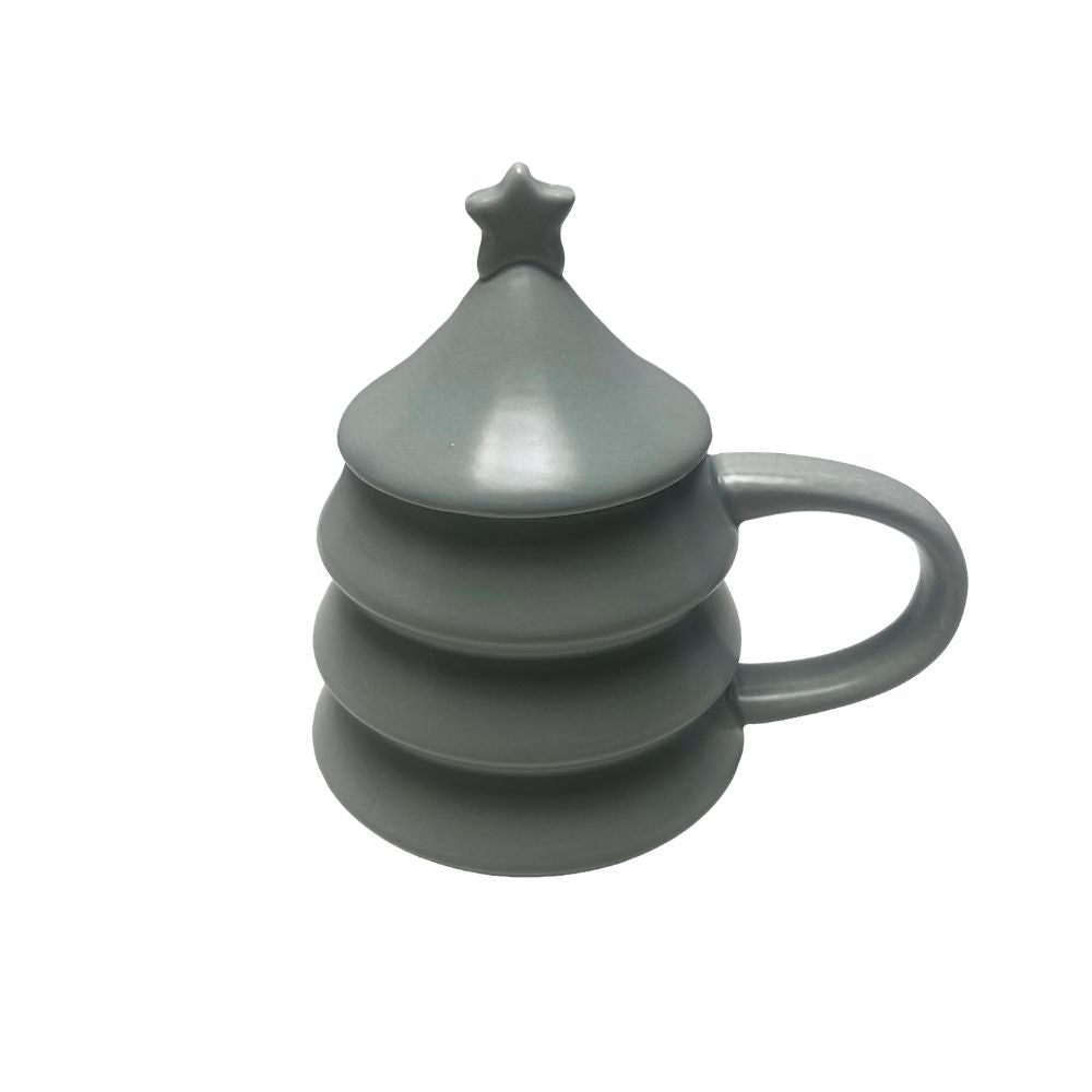 Genialo Weihnachtsbaum-Becher mit Deckel – Grün