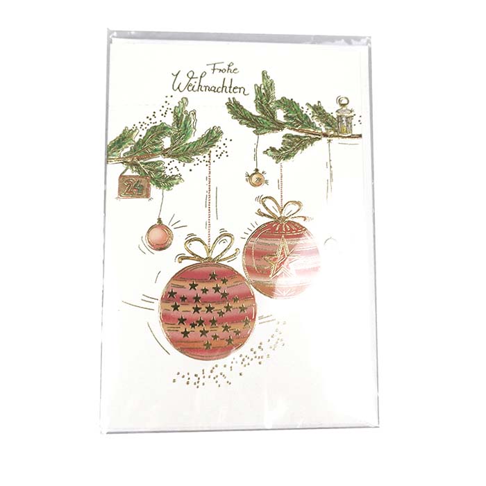 Christmas card - 11,50x17,50 cm - Christmas decoration
