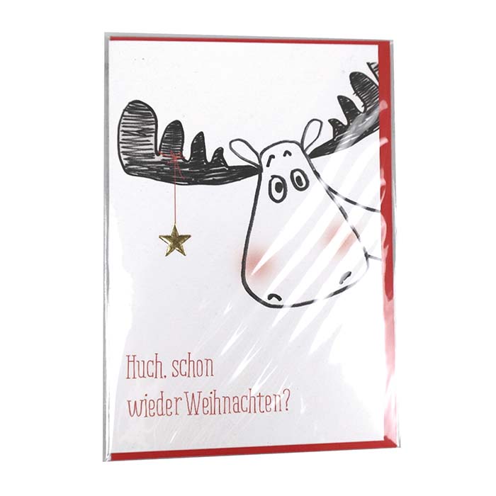 Christmas Card - 11,5 x 17 cm - Reindeer