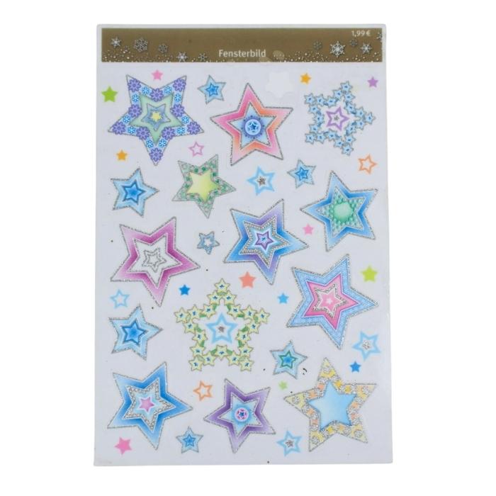 Raamstickers - kerst - A4