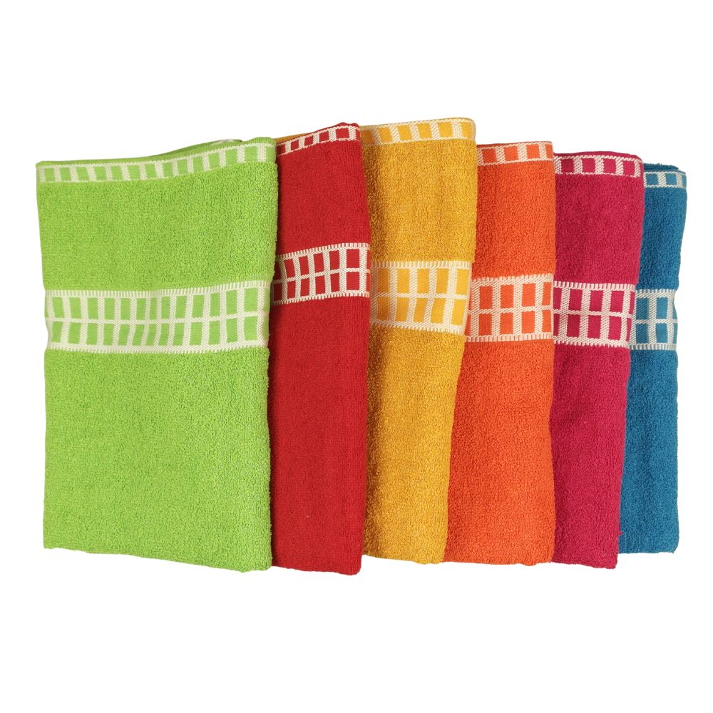 Le Bergier - Badhanddoek - 70x140cm - 24 assorti - 6 kleuren - 400g/m²