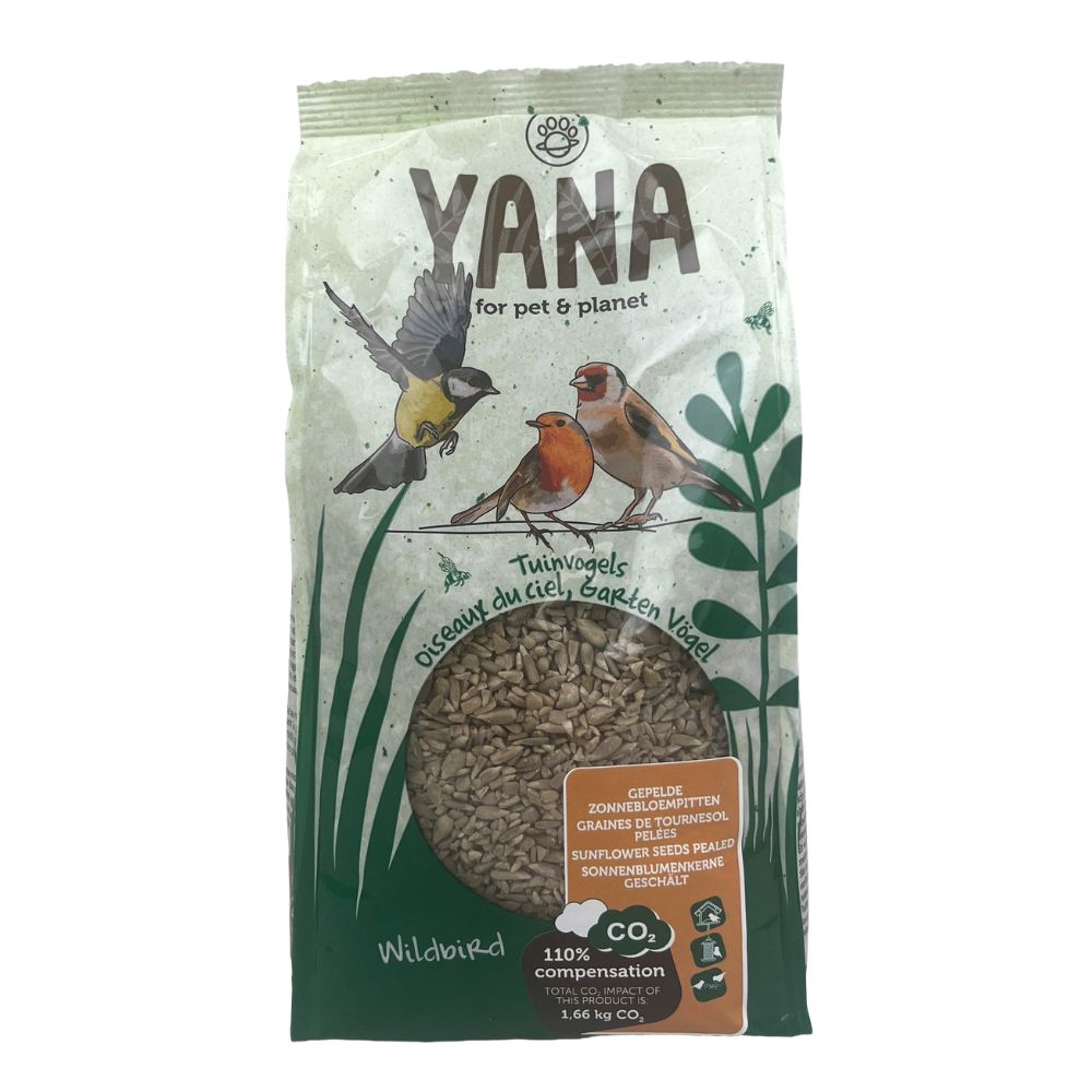 YANA Shelled Sunflower Seeds for Garden Birds – 900 grams