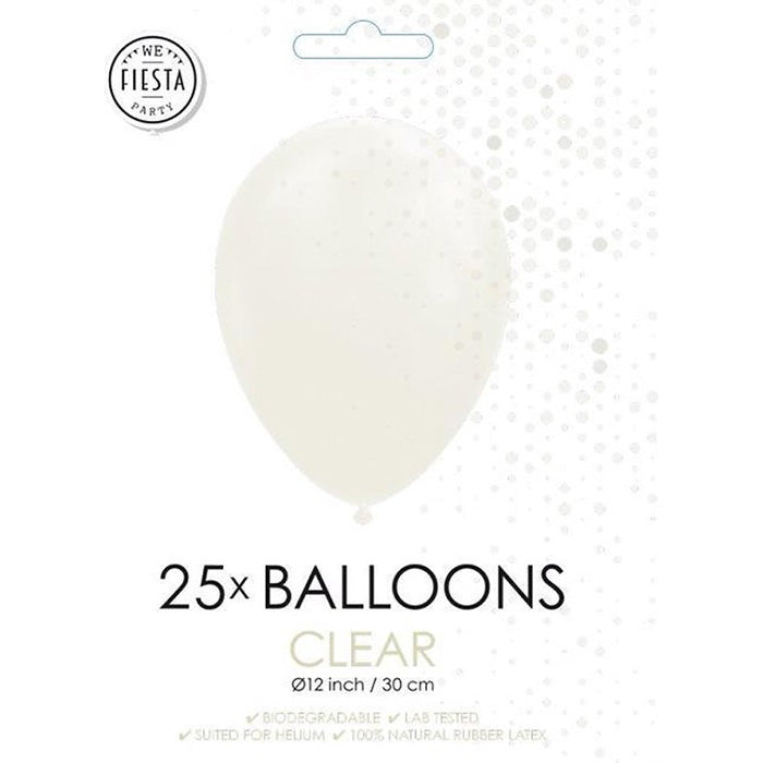 Fiësta - Balloons - 25-pack - clear - Ø30cm