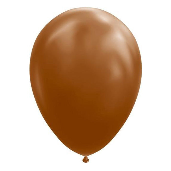 Fiësta - Ballonnen - 10st - bruin - Ø 30cm