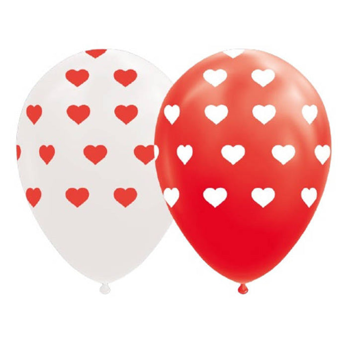 Fiësta - Balloons - 8-pack - hearts - diameter30cm