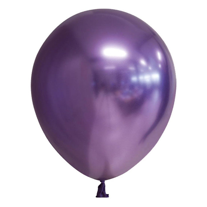 Fiësta - Luftballons - 10 Stück - Spiegel-Lila - Ø30cm