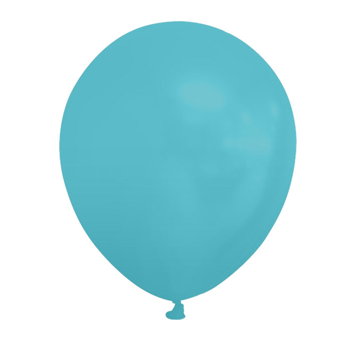 Fiësta - Ballonnen - 100 stuks - turquoise- Ø12,7cm