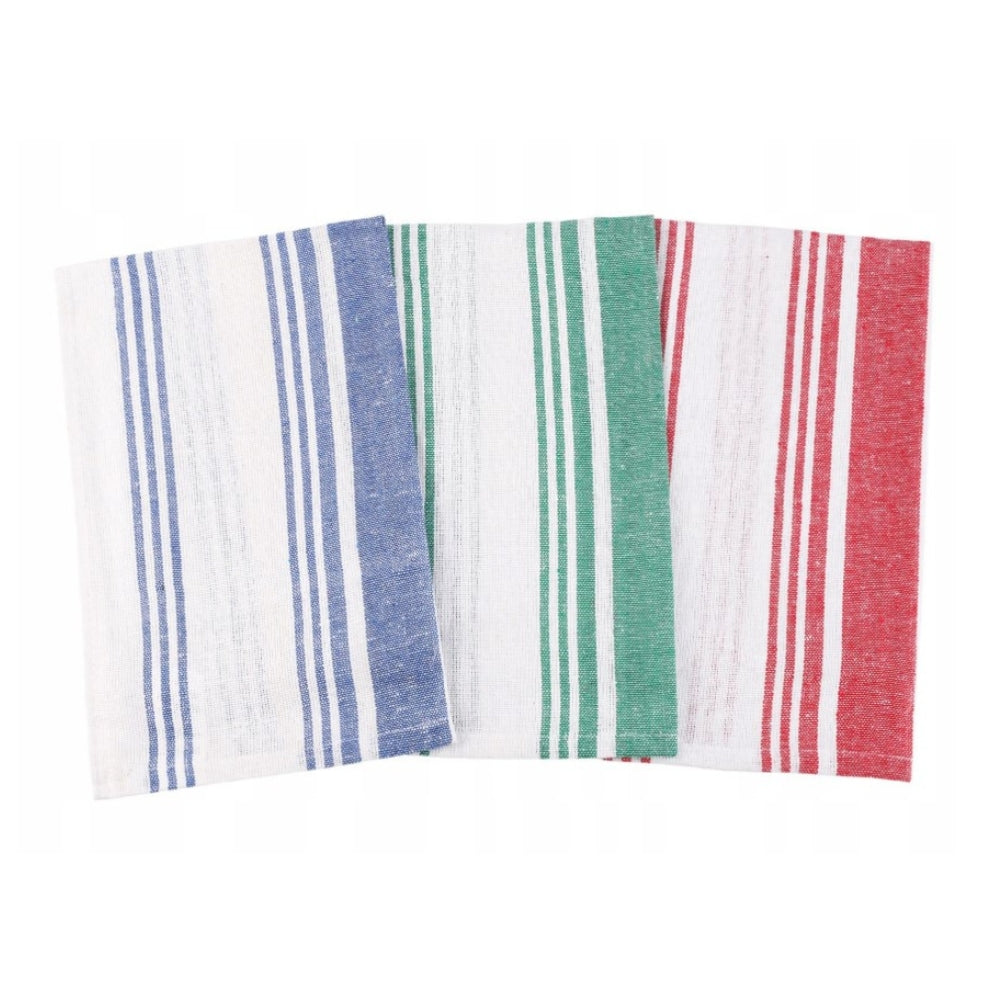 Moraj - Geschirrtücher, 3er-Pack - 35x55cm - Rot/Blau/Grün