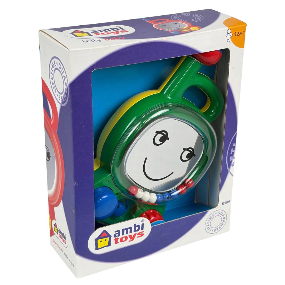 Ambi Toys - Telly baby in doos - vanaf 12 maanden - groen/geel