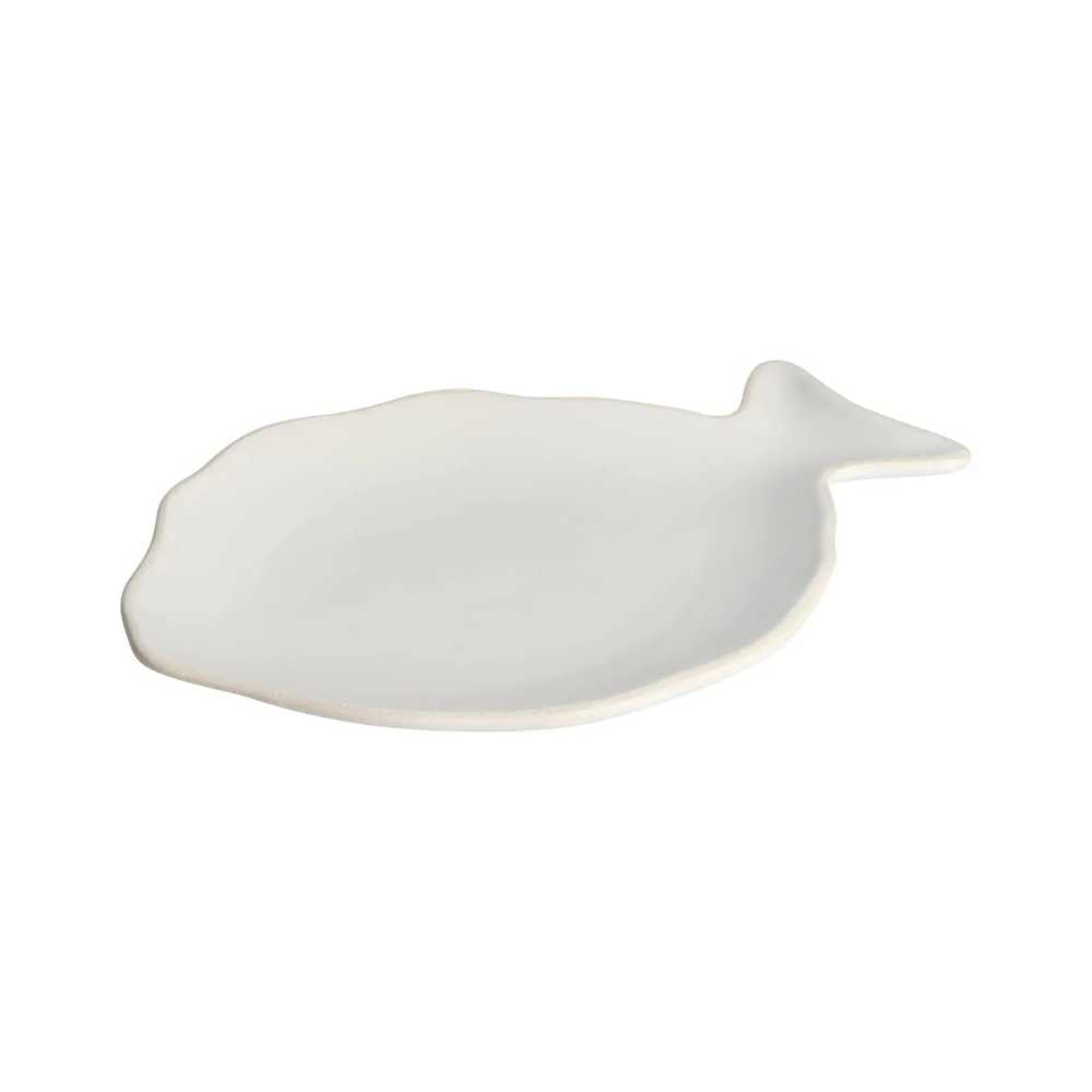 Gusta bordje Vis 21,5x15,2cm Wit