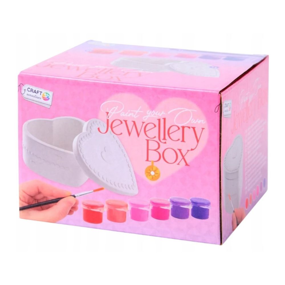 Craft Sensations - Paint your own jewellery box (3-assortment)