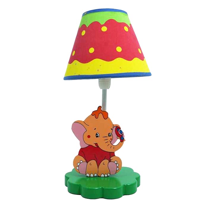 Kinderlamp - 12V - met adapter - olifant
