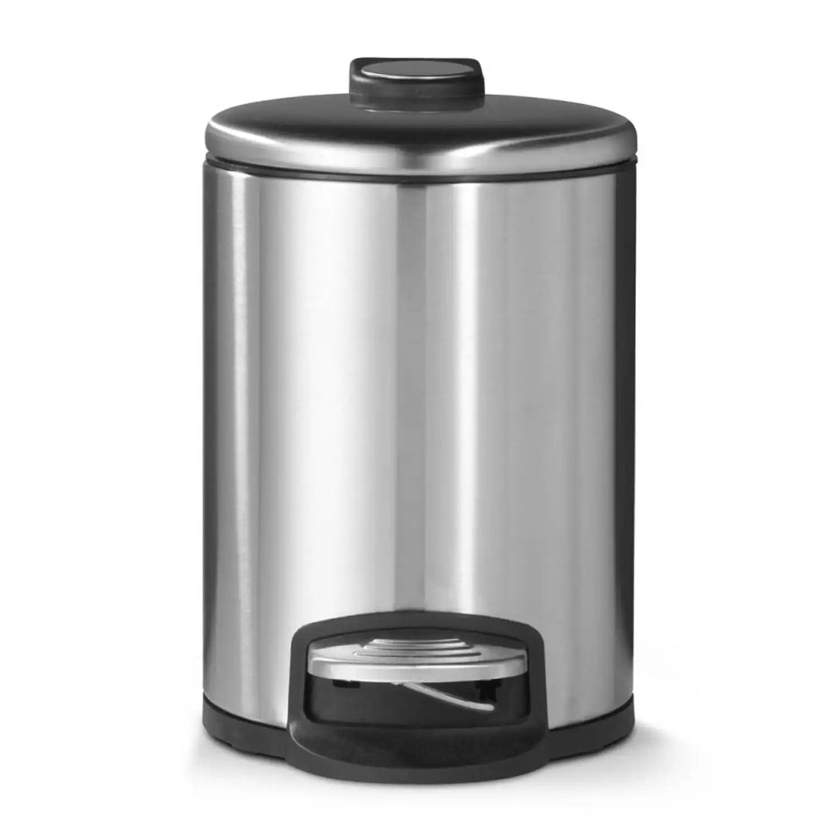 Blokker Pedaalemmer - 5 liter – RVS - Mat Staal