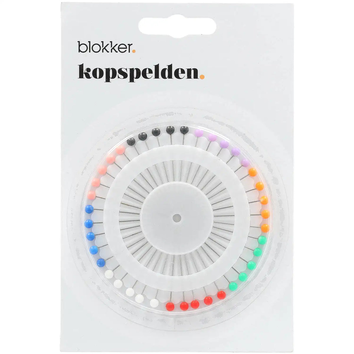 Blokker Kopspelden – 40 stuks – diverse kleuren