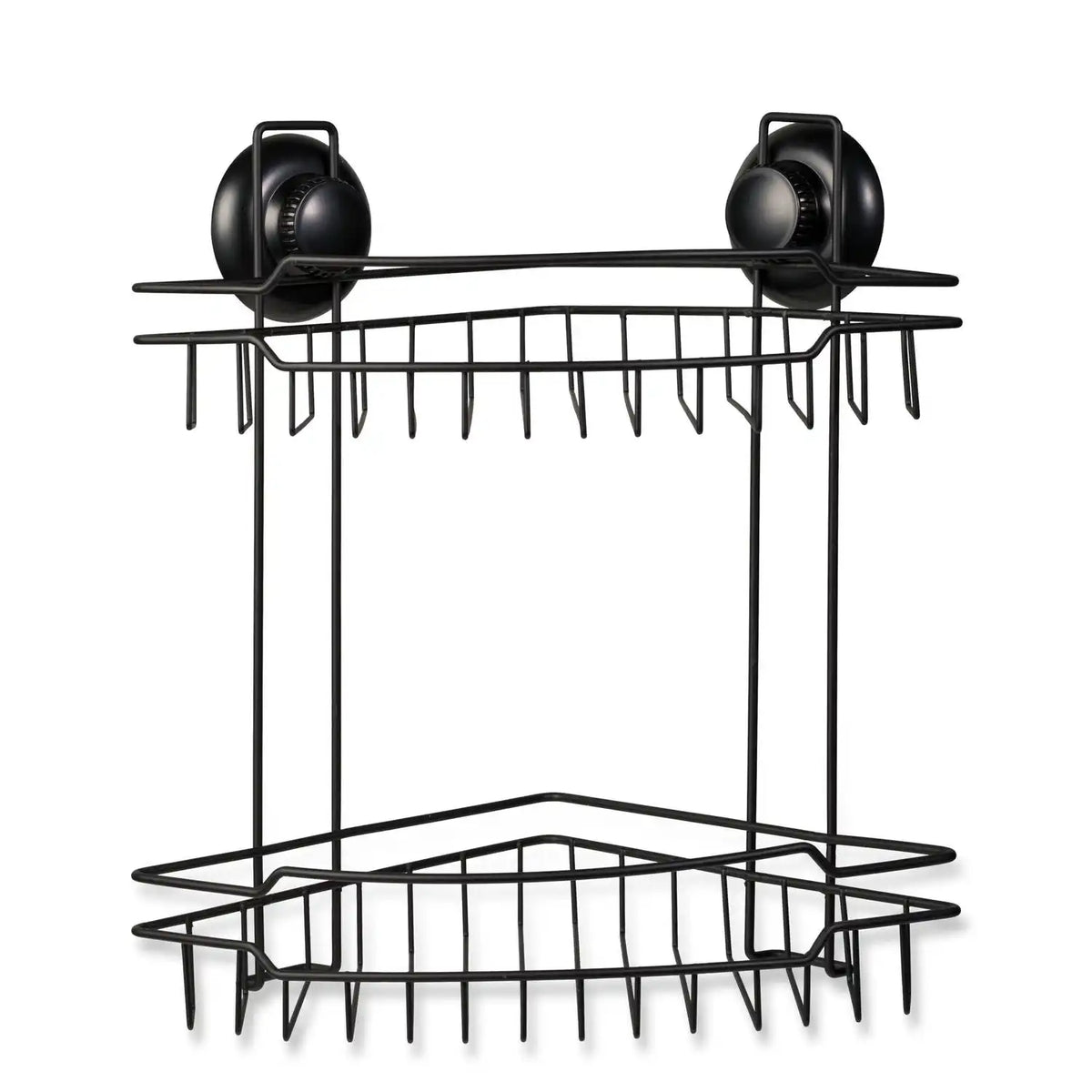 Blokker - Doucherek - Dubbel - 30 x 21,8 x 32cm - Zwart