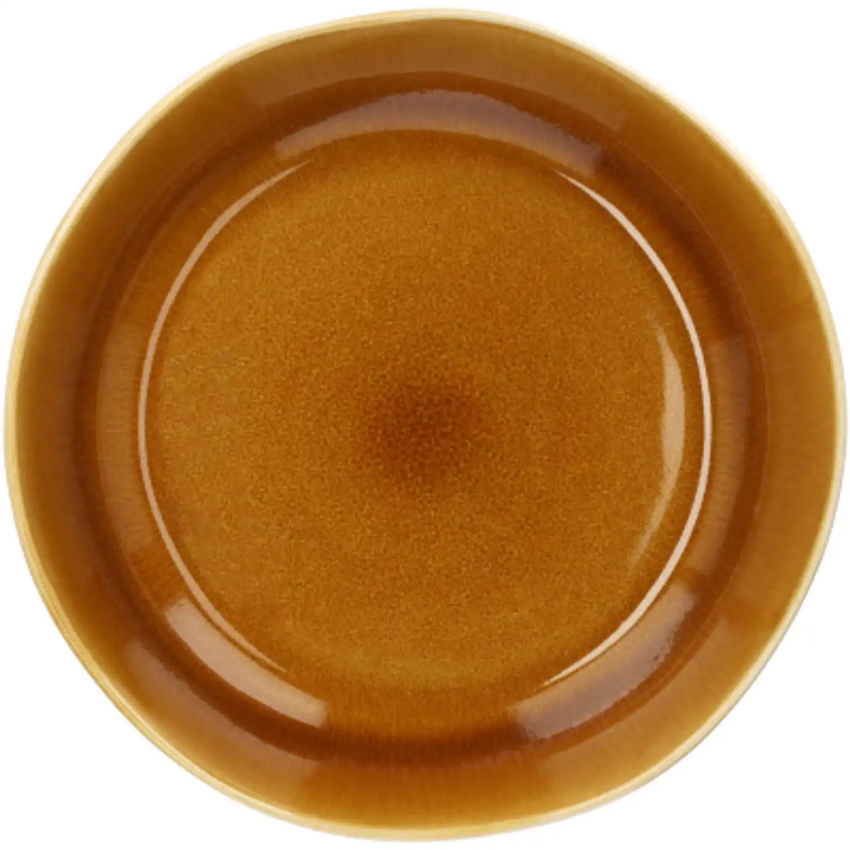 Blokker - Diep bord Nordland – Ø22cm - goudgeel
