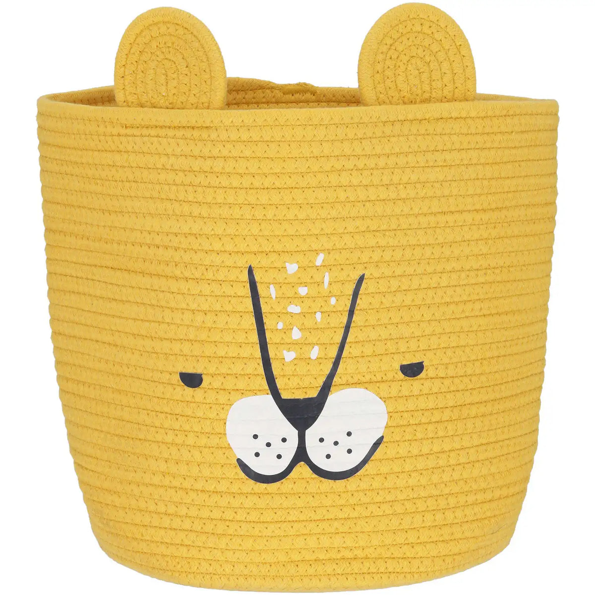 Blokker Kids - Lion basket – 30x30cm - yellow