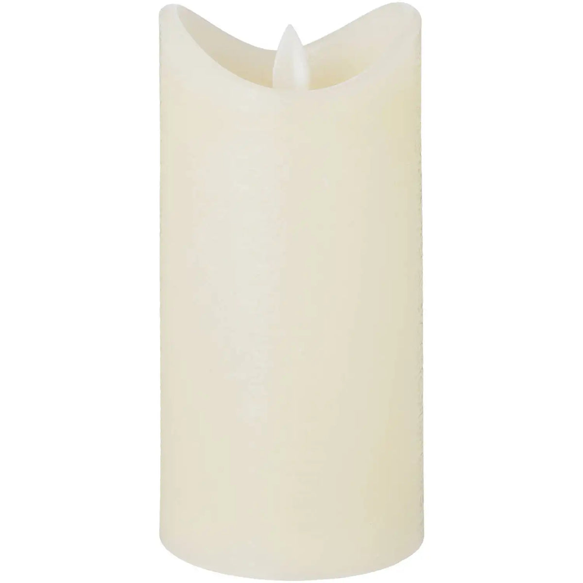 Blokker - Rustieke LED Kaars - 7,5x15 cm – crème