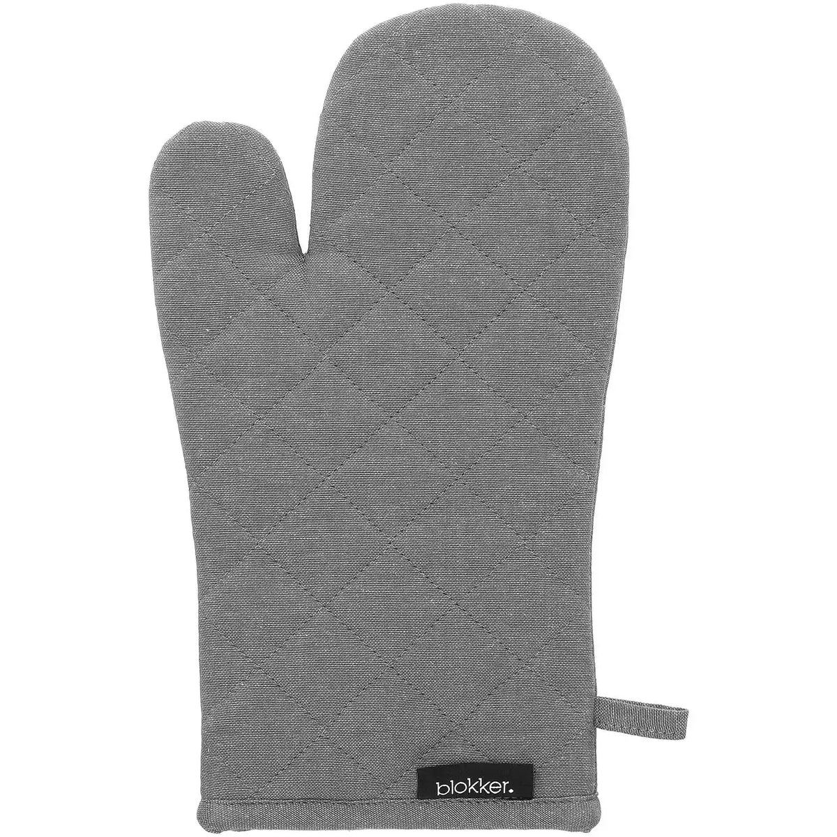 Blokker - Ovenwant Chambray – Grijs - 32x19x2cm