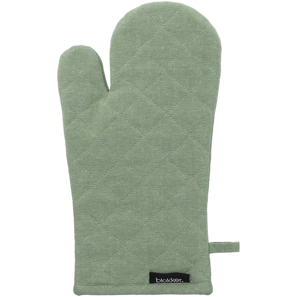 Blokker - Ovenwant Chambray – 32 x 19 x 2 cm - groen