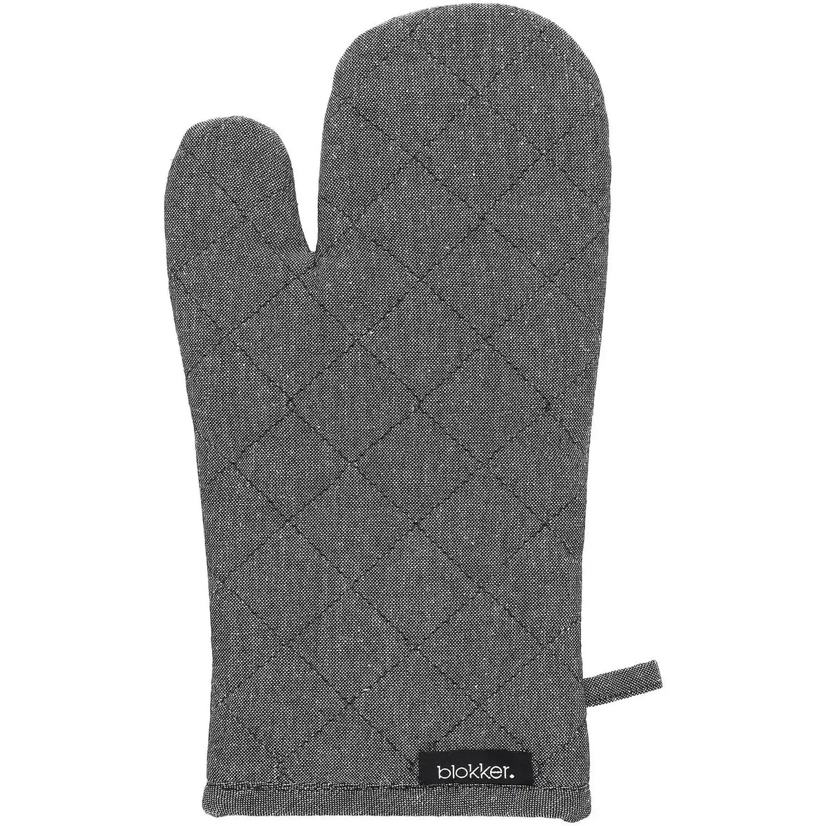 Blokker - Ovenwant Chambray – 32 x 19 x 2cm - zwart