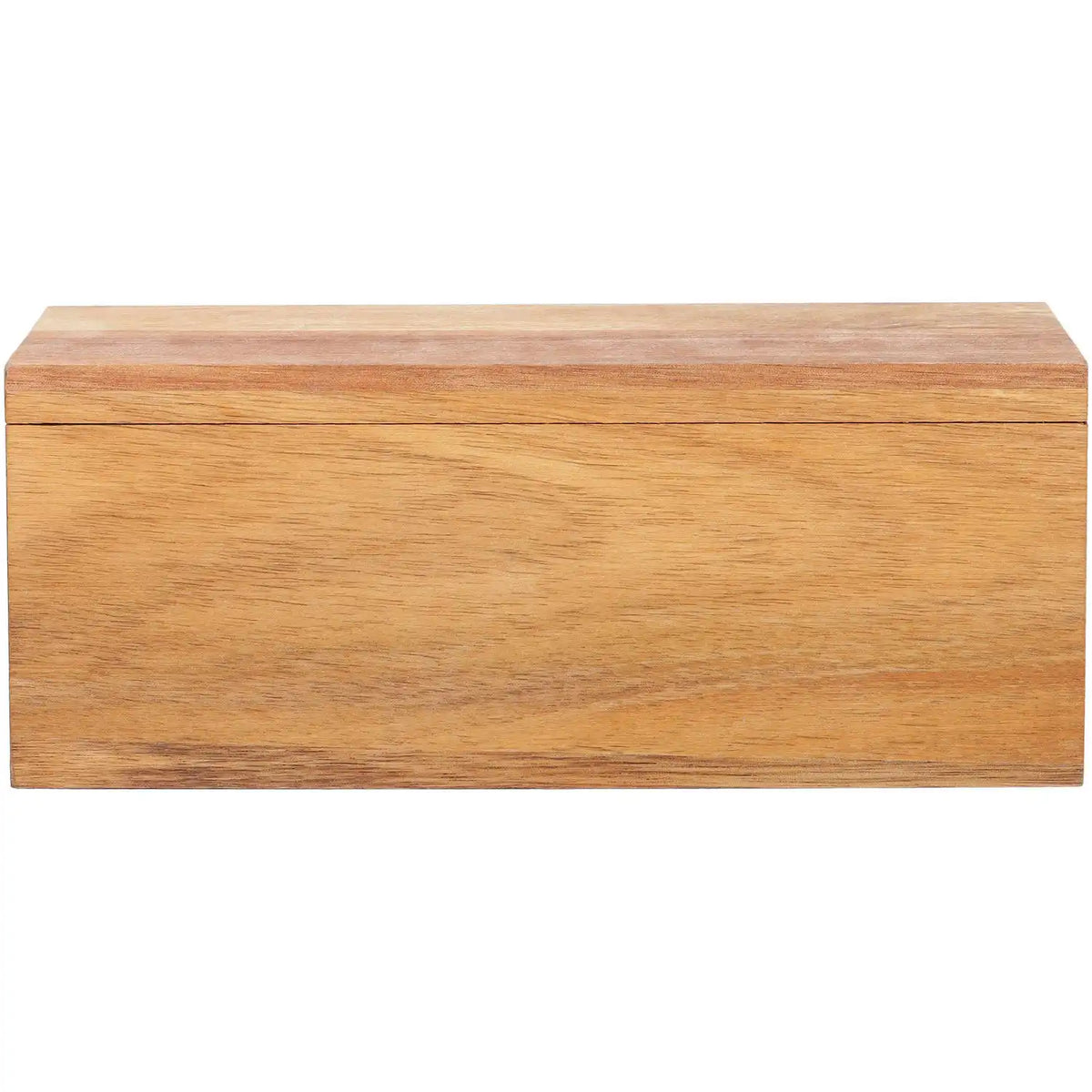 Blokker - Tea box - acacia - magnetic closure - 22,5 x 9 x 9 cm