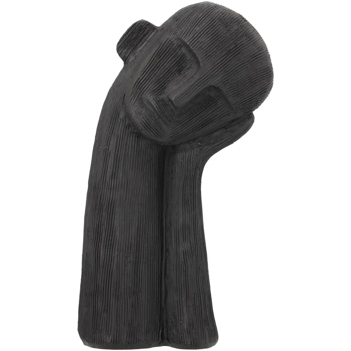 Blokker - Woondecoratie Le Penseur – zwart - 24cm