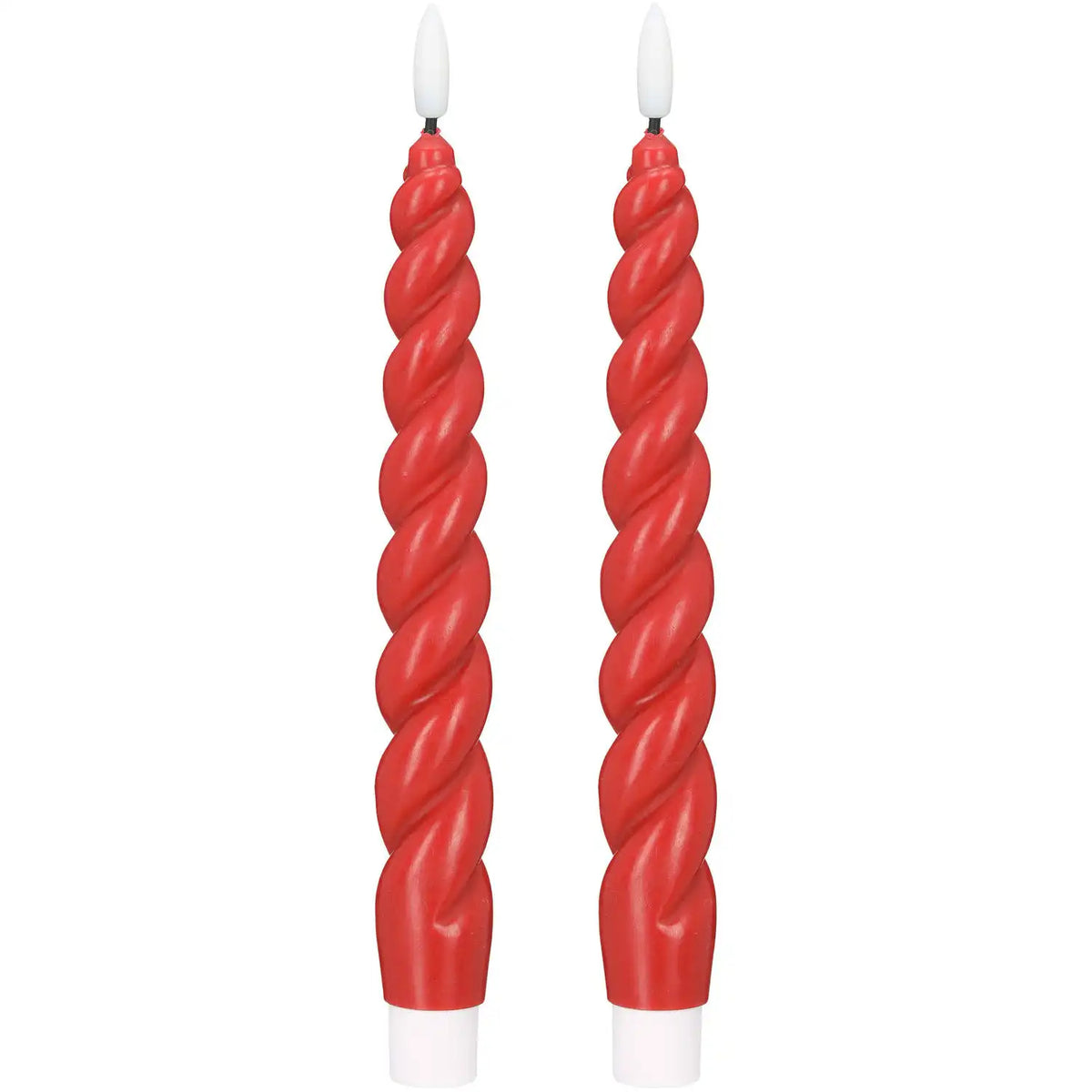 Blokker LED Dinerkaars Swirl - 2,8x25 cm - Fel Rood
