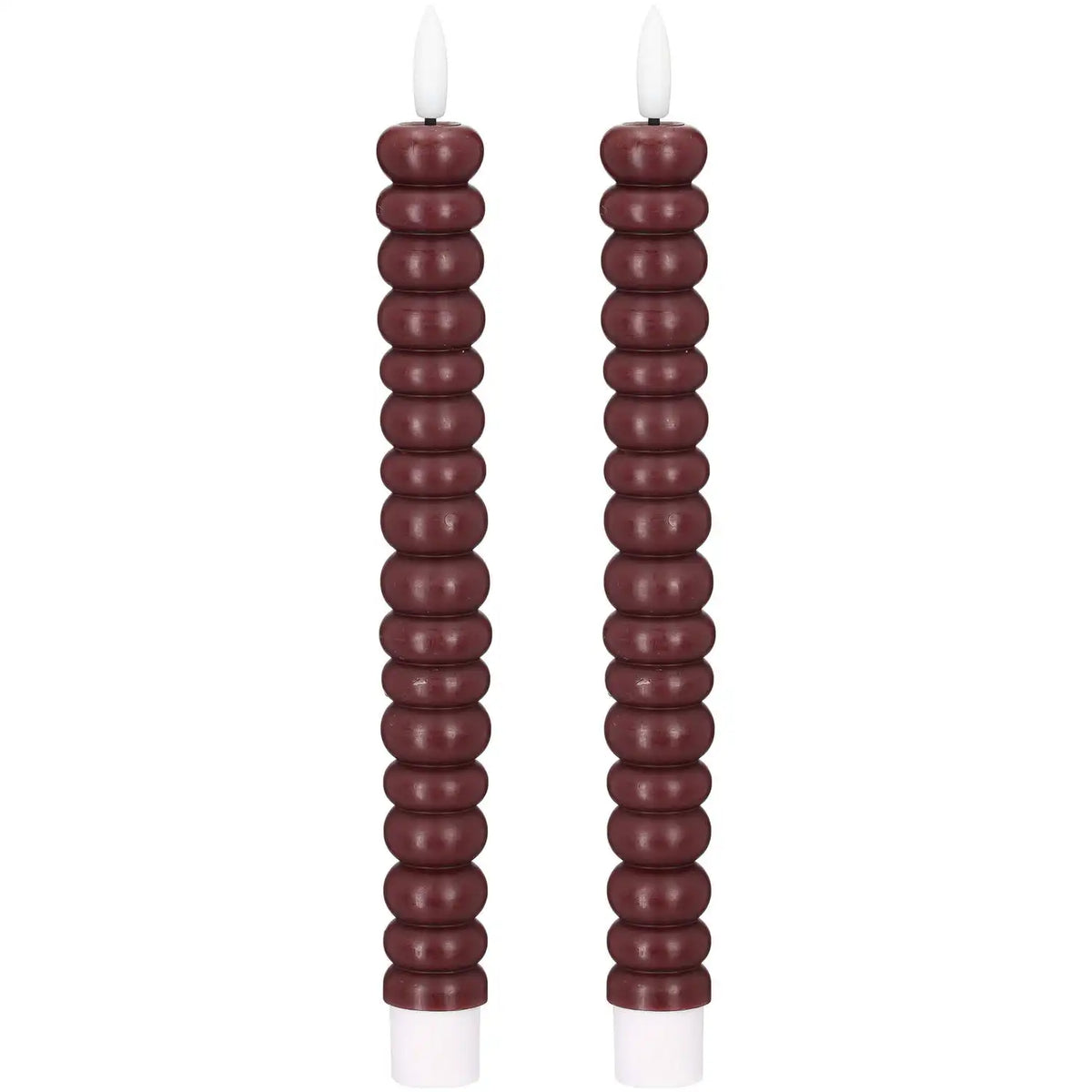Blokker LED Dinerkaars Gedraaid - 2 stuks - Ruby Red