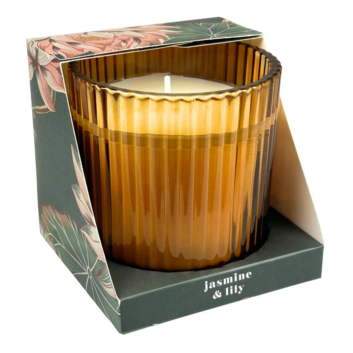 Blokker - Scented candle - Ø 8,5 x 8,7cm - jasmine & lily - 230gr - 40h