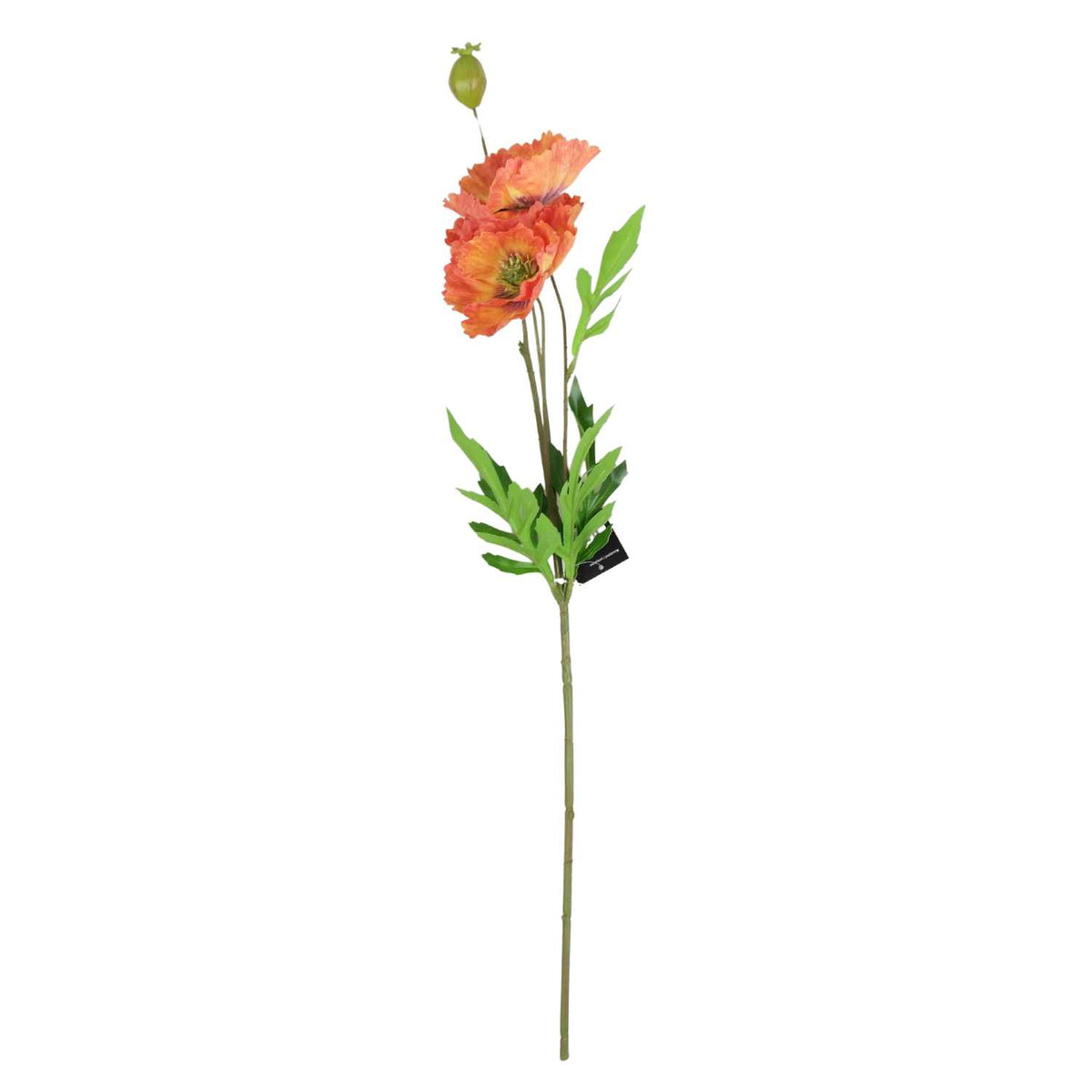 Blokker artificial flower Poppy - 69cm - orange (reduced order quantity)