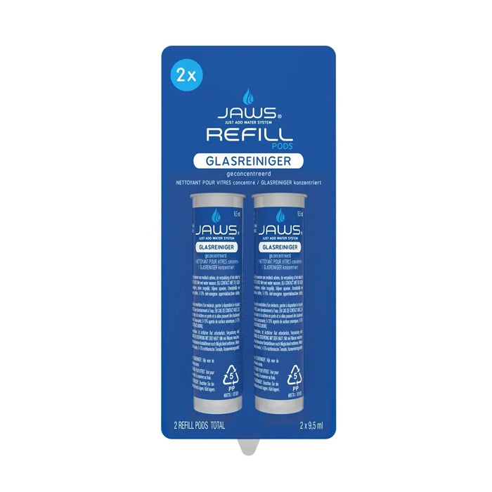 Jaws Refill Pods - Concentrated glass cleaner