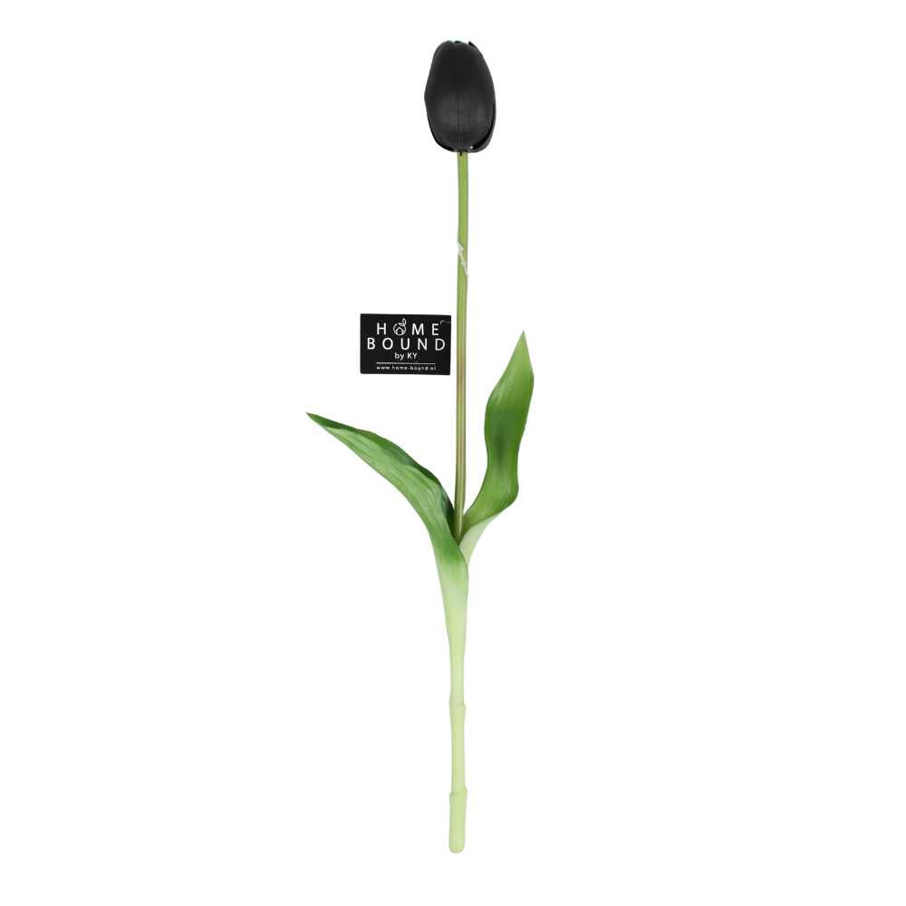 HomeBound by Kolony - Kunstblume Tulpe - 40cm - Schwarz