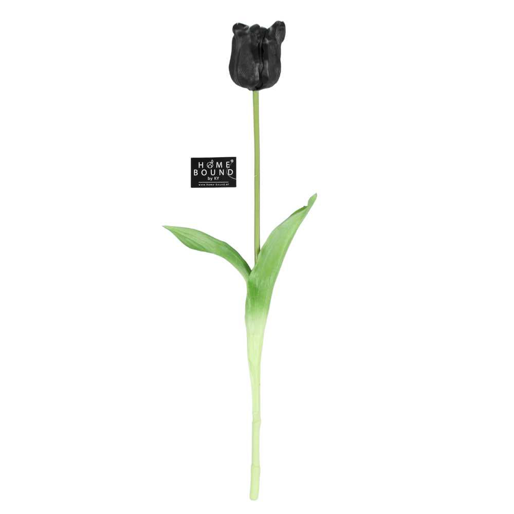 HomeBound by Kolony - Kunstblume Tulpe - 44cm - schwarz
