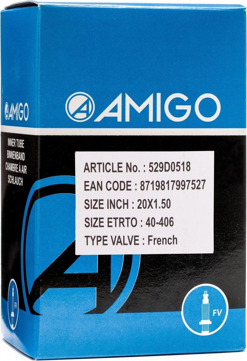 Amigo - Binnenband Frans 20x1.50
