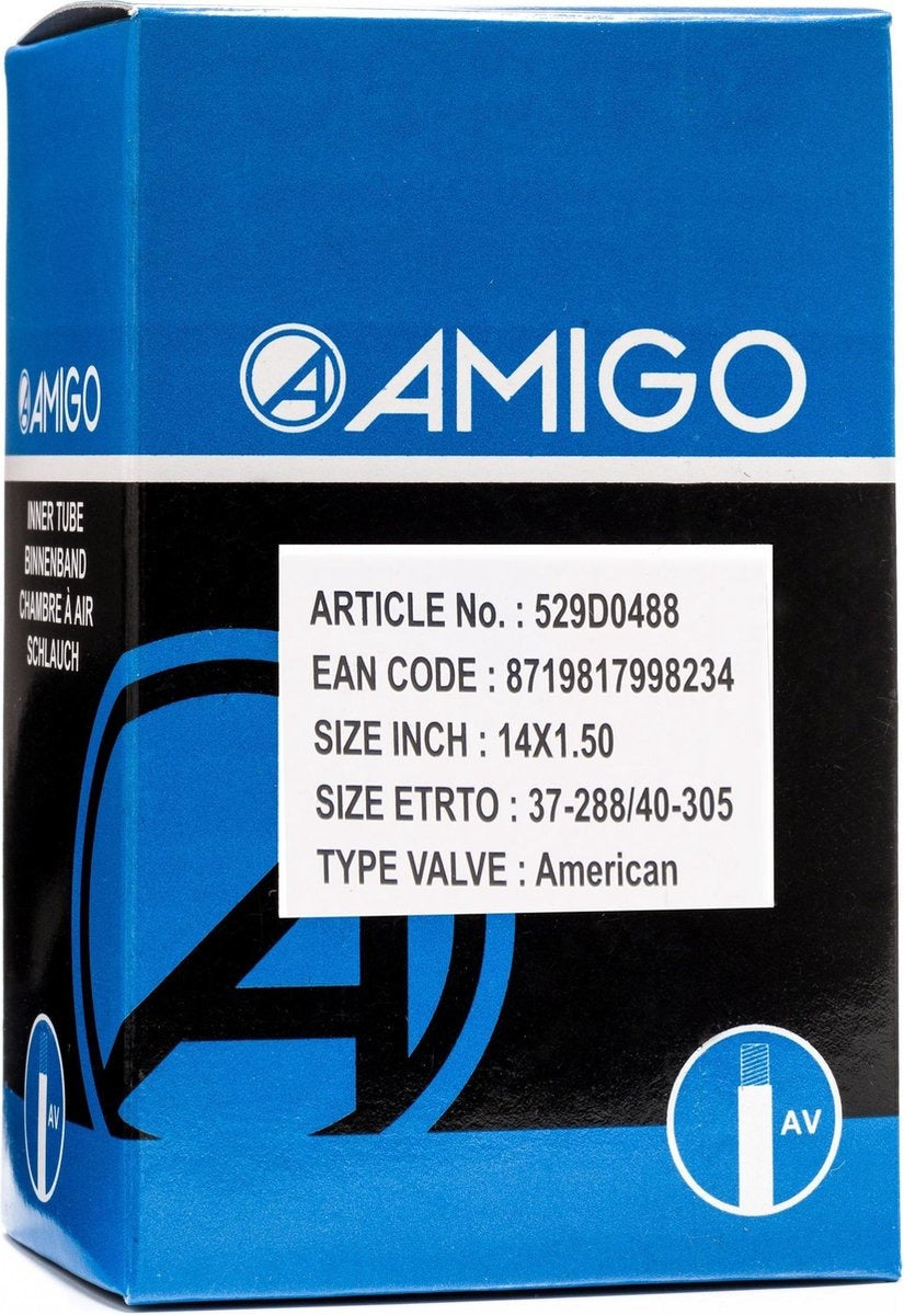 Amigo - Binnenband Amerikaans 14x1.50