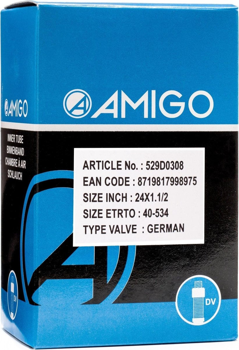 Amigo - Dunlop inner tube 24x1.1/2