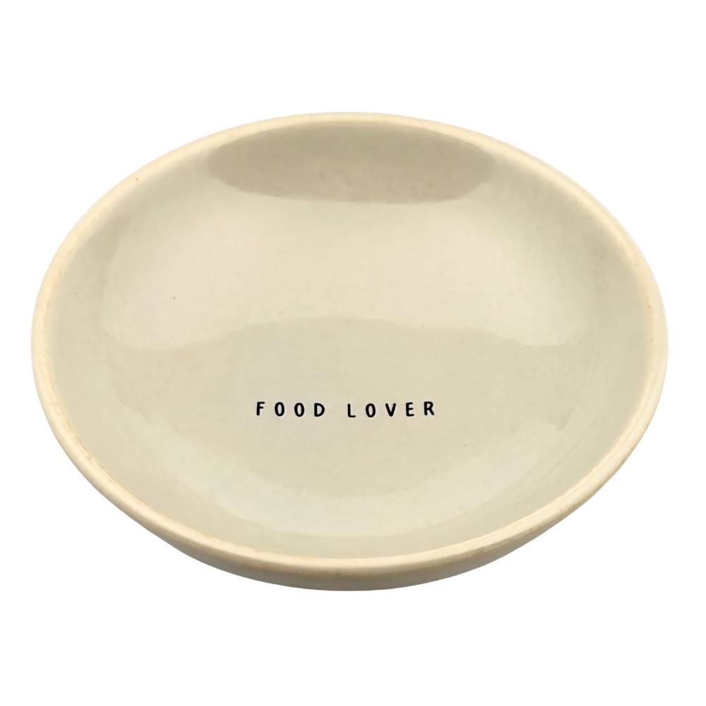 Zusss - 'Food Lover' shallow dish - Ø 11,5 x 3,5cm - Sand