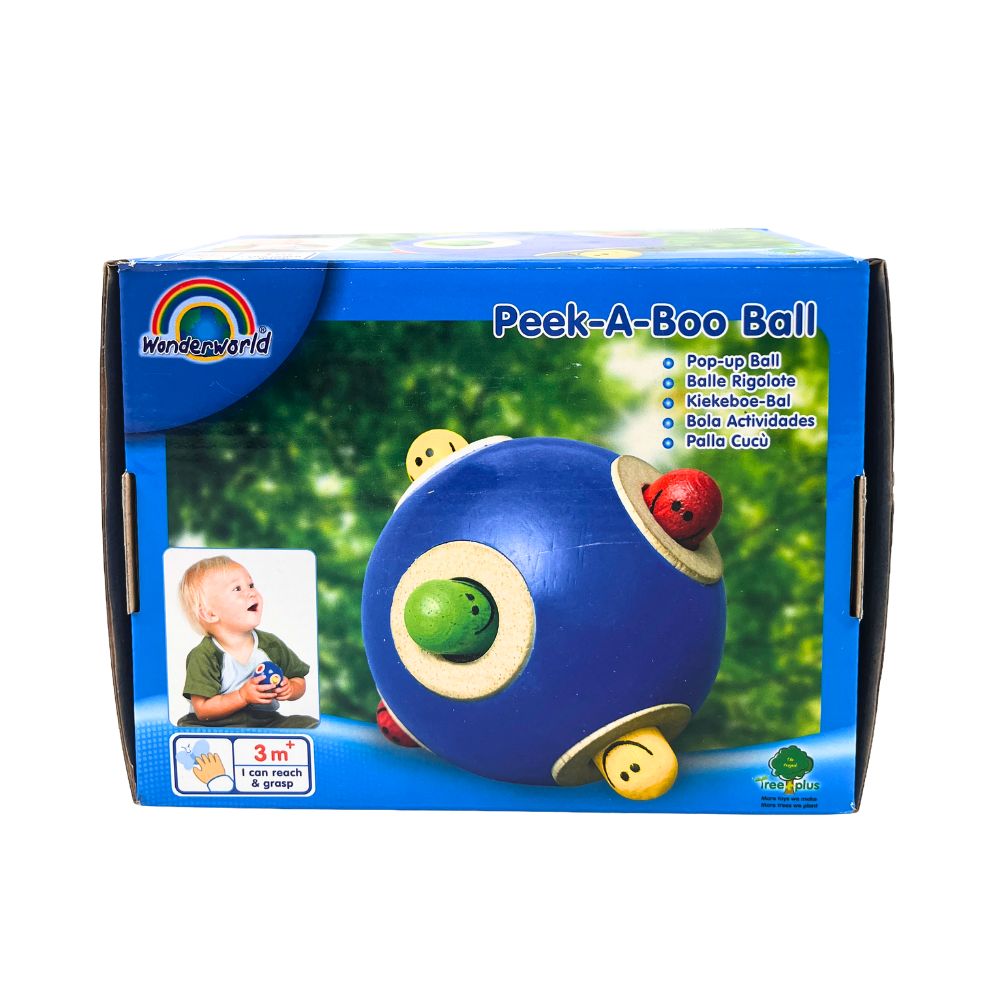 Wonderworld – Peek A Boo-bal – 6 cm (12 stuks)